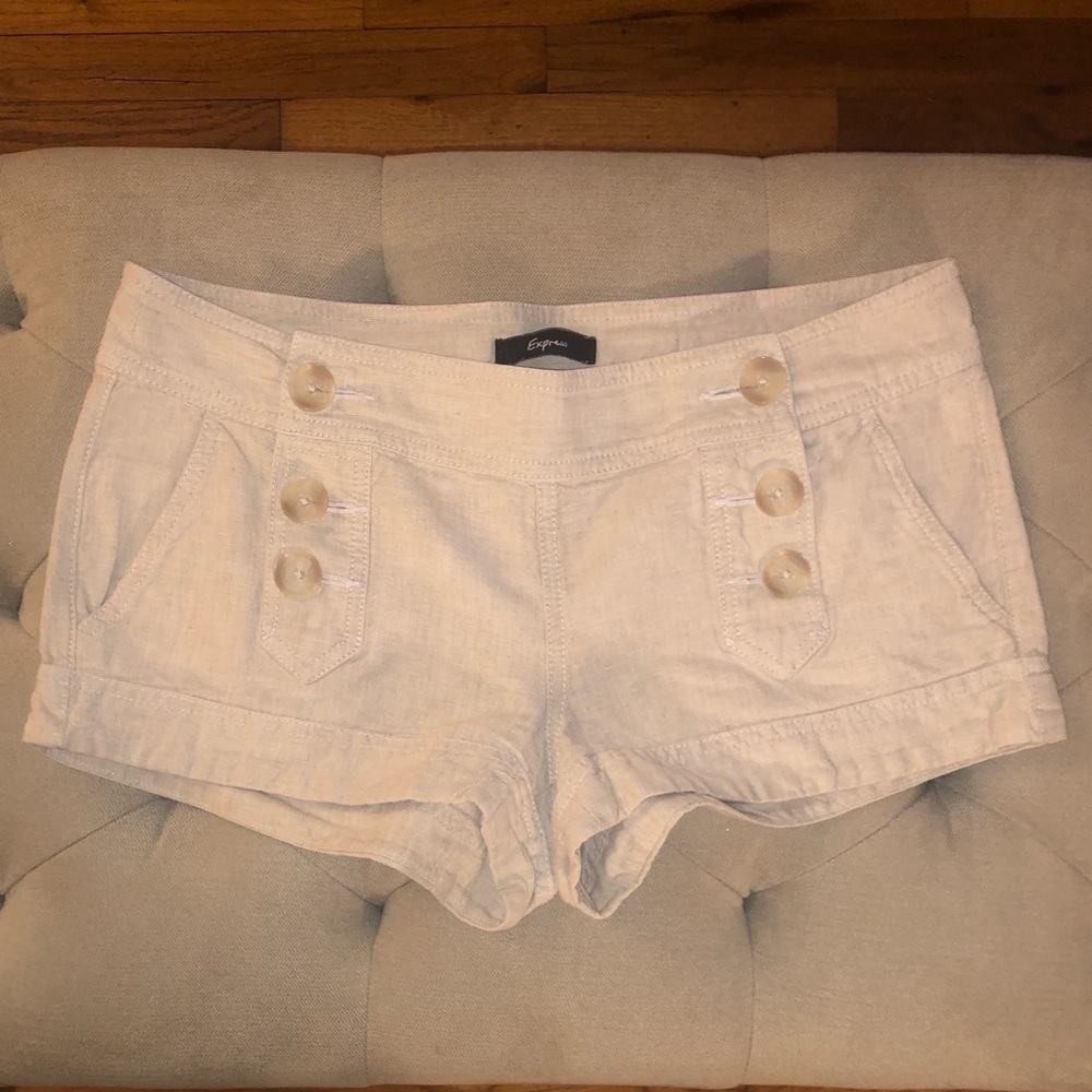 Express linen shorts